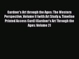 (PDF Download) Gardner's Art through the Ages: The Western Perspective Volume II (with Art