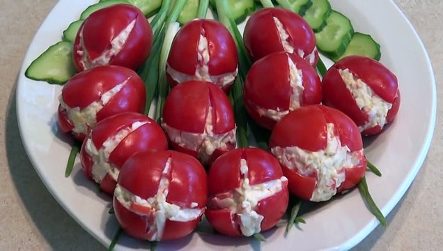 Салат “Тюльпан“. Вкусные оригинальные рецепты. Праздничные салаты