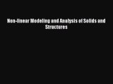 [PDF Download] Non-linear Modeling and Analysis of Solids and Structures [Read] Full Ebook