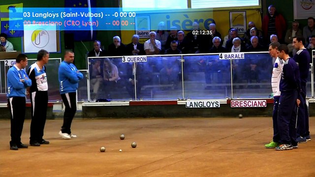Saint-Vulbas dans la zone , finale du Super 16 masculin, Sport Boules, Saint-Egrève 2016