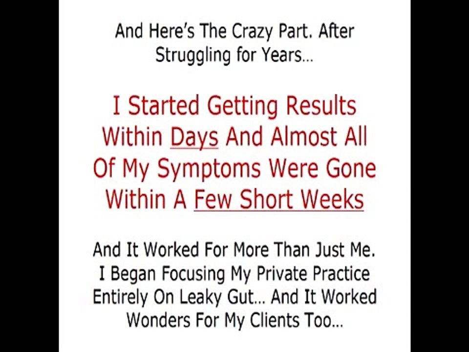 Leaky Gut Cure - Fastest Way to Cure Leaky Gut Syndrom