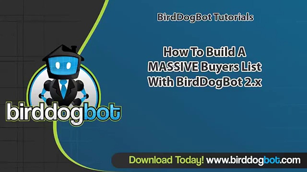 How To Build A Massive Real Estate Investor Buyers List With BirdDogBot