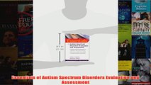 Download PDF  Essentials of Autism Spectrum Disorders Evaluation and Assessment FULL FREE