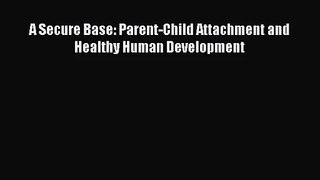 [PDF Download] A Secure Base: Parent-Child Attachment and Healthy Human Development [PDF] Online