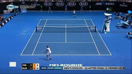 Andy Murray vs David Ferrer 2016 Australian Open QF Highlights