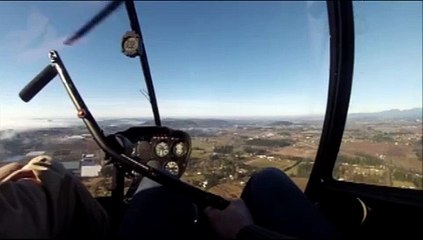 Kamov Ka-226 Sergei taking off southern michigan 2016
