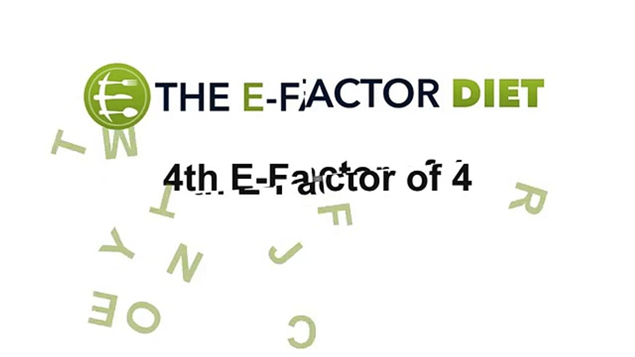 How To Lose Weight Fast With The E Factor Diet - 4th Weight Loss Factor - Enjoyment