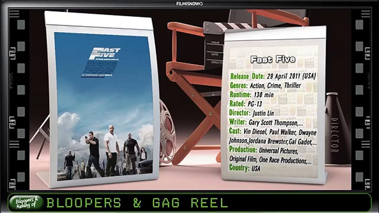 Fast Five (2011) Bloopers Outtakes Gag Reel #2