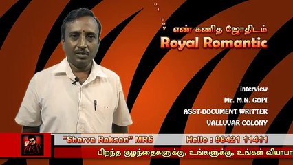 sourashtra-sharva raksan mrs-9842111411-madurai-numerologist-royal romantic-m.n.gopi