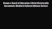 (PDF Download) Brown v. Board of Education: A Brief History with Documents (Bedford Cultural