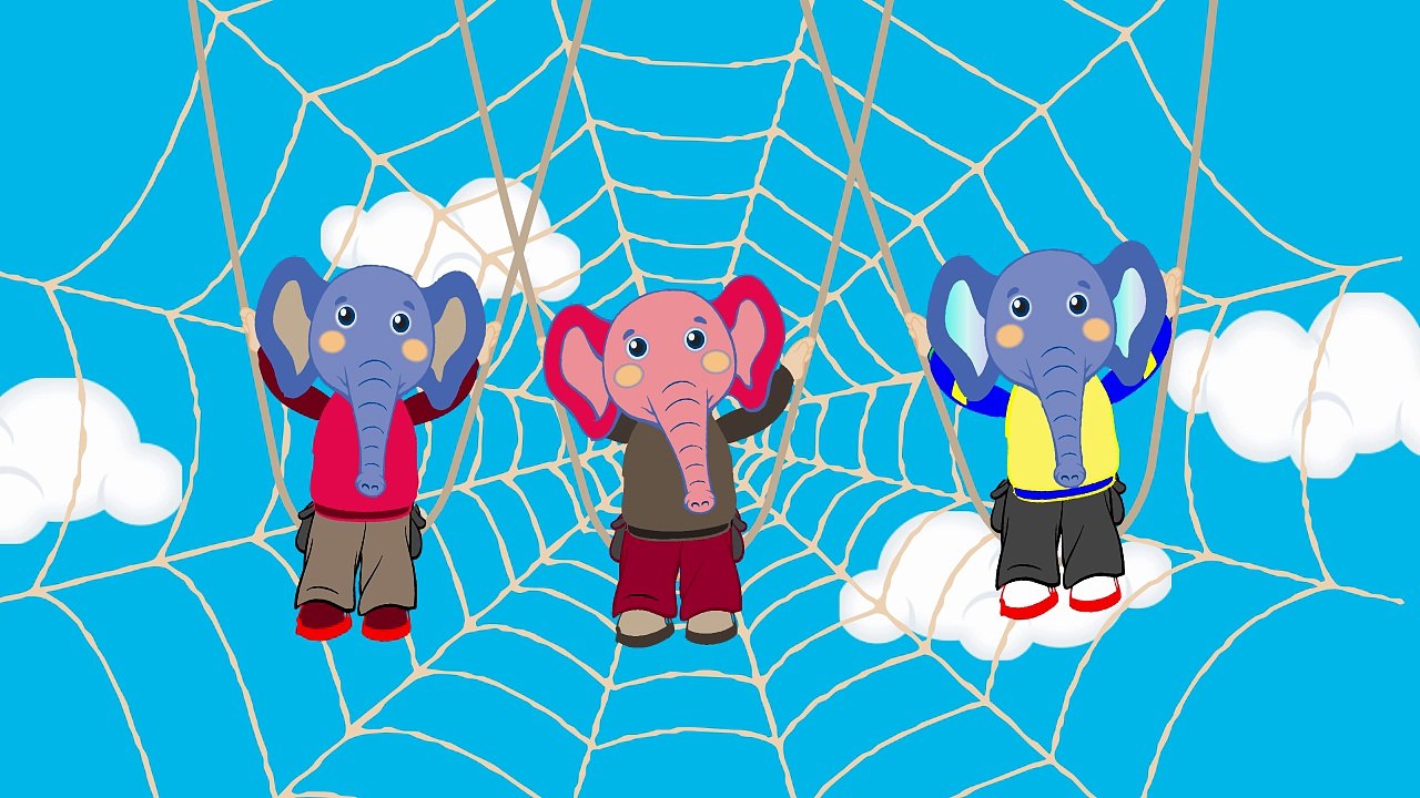"Un elefante se balanceaba sobre la tela de una araña"
