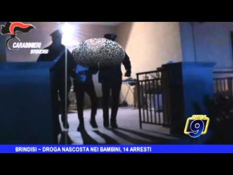 Brindisi | Droga nascosta nei bambini, 14 arresti
