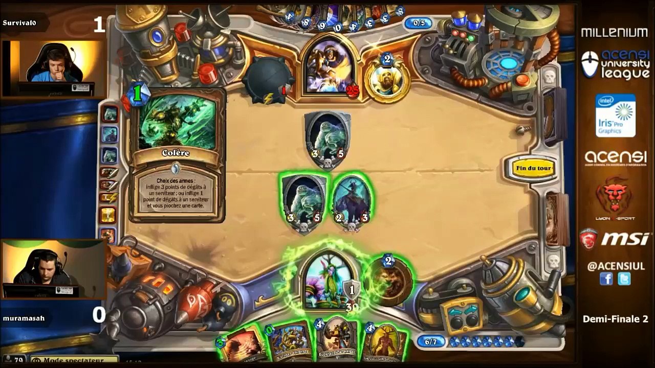 Demi-Finale #2 - Hearthstone - AUL 2015
