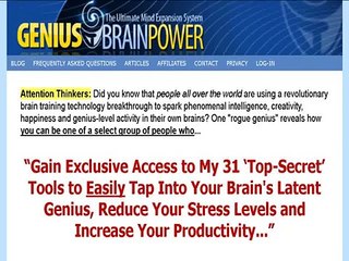 Genius Brain Power MP3 Audio Package