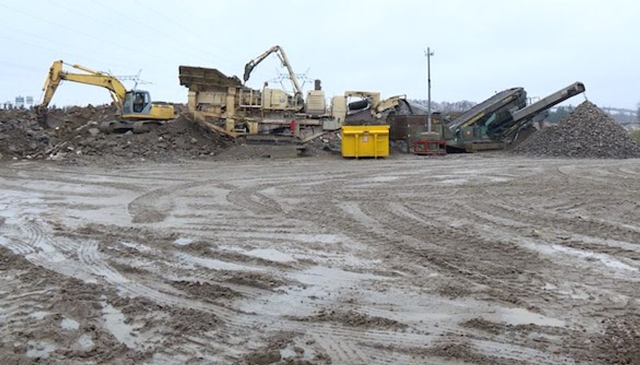 Carrière de Bouguenais : la seconde vie des déchets du BTP