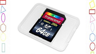 Transcend TS64GSDHC10E - Tarjeta de memoria SecureDigital de 64 GB (clase 10)