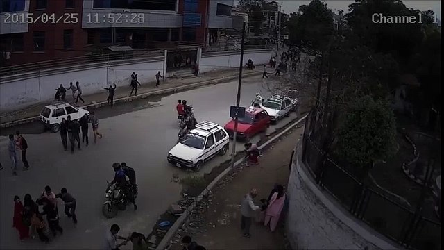 Nepal Earthquake Dharahara CCTV Footage Disastrous Earthquakes