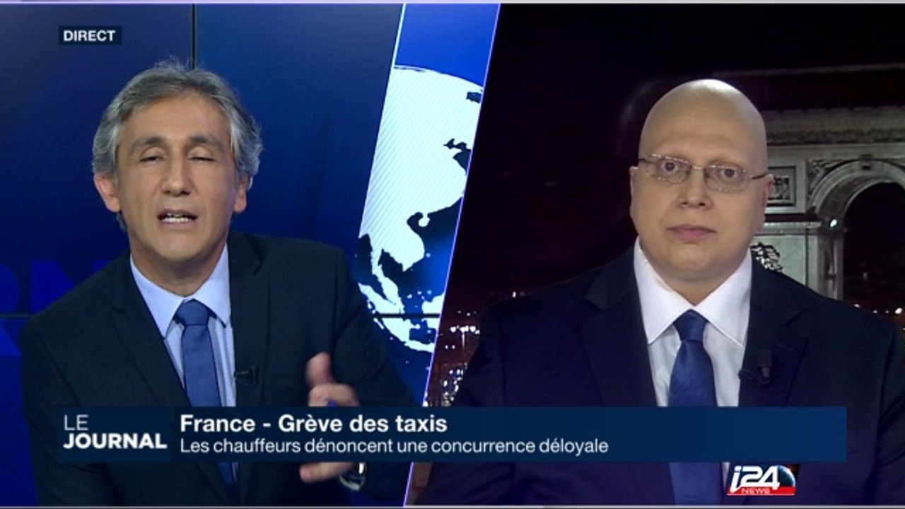 Albert Cohen, chauffeur de taxi, explique les raisons de la grève des taxis
