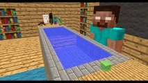 Monster School: Swimming Minecraft Animation