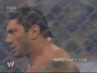 Undertaker vs Batista cage match part1