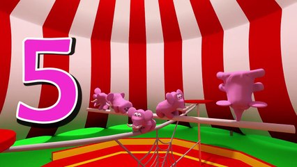 En elefant balanserade Barnsång på svenska