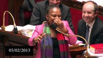 ZAPPING - Attaques, humour et bons mots: Taubira l'oratrice