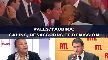 Valls/Taubira: Câlins, désaccords et démission