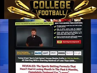 Sports Cash System - NCAA football