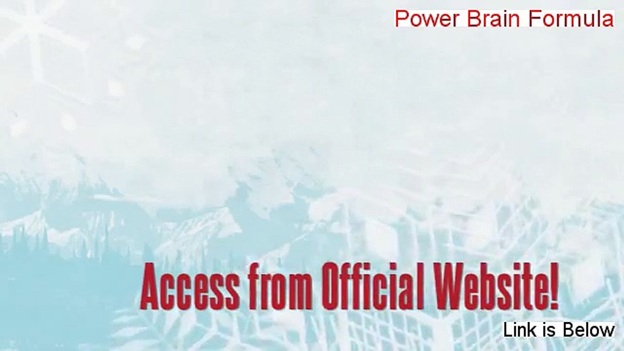 Power Brain Formula 2.0 Review, Can It Work (and instant access)