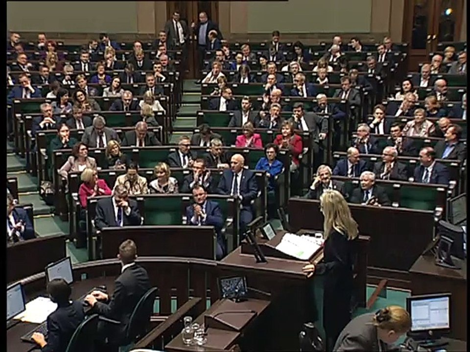 Poseł Małgorzata Wassermann - Wystąpienie z dnia 30 grudnia 2015 roku.