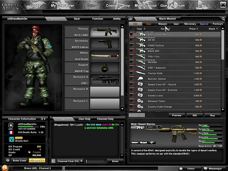 Combat Arms Eu - My First Perm GP Weapon