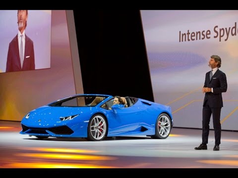 Nuova Lamborghini Huracán Spyder Anteprima Mondiale a Francoforte