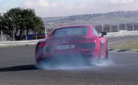 Prueba en vídeo: Audi R8 V10 2016 en el circuito del Jarama