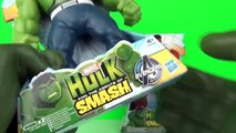 HULK SMASH Red Hulk vs Green Hulk Shake N Smash Epic TOYS Battle Review Video
