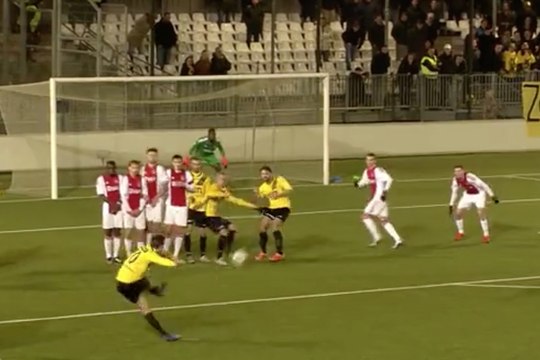 Une combinaison catastrophique sur coup franc