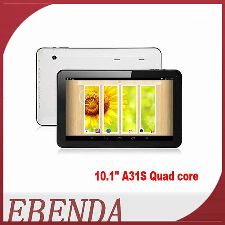 10.1 inch Quad Core Android Tablets Android 4.4 with WiFi Bluetooth Dual Cameras 10 inch Tablet PC 1024*600 HD 1G 8G-in Tablet PCs from Computer