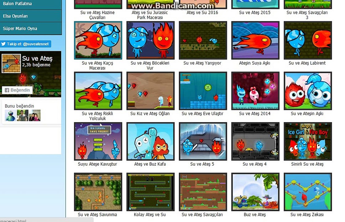 Suveates.net Ateş ve Su Oyunları
