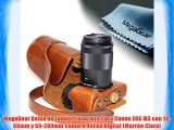MegaGear Bolsa de Funda Protectora Para Canon EOS M3 con 18-55mm y 55-200mm C?mara R?flex Digital