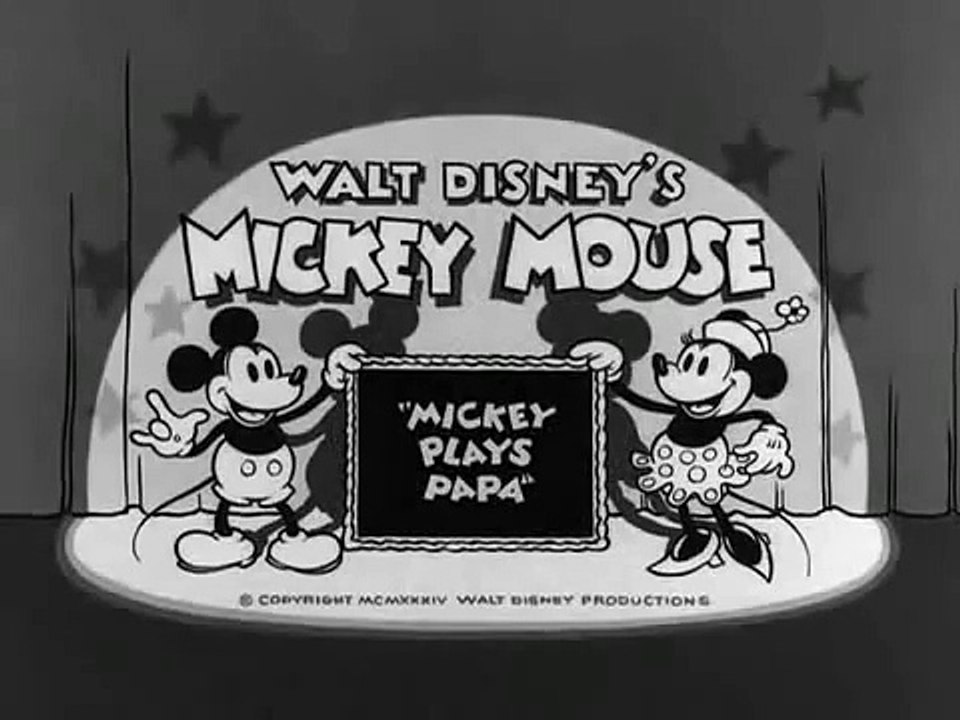 Mickey Mouse - Mickey Plays Papa - 1934