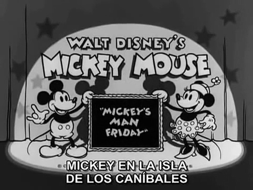 El Ratón Mickey en ''El Hombre Viernes'' (1935)