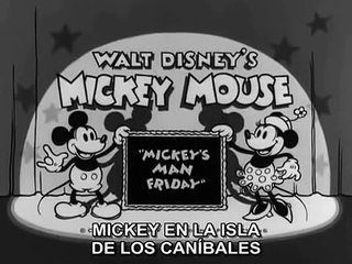 El Ratón Mickey en ''El Hombre Viernes'' (1935)