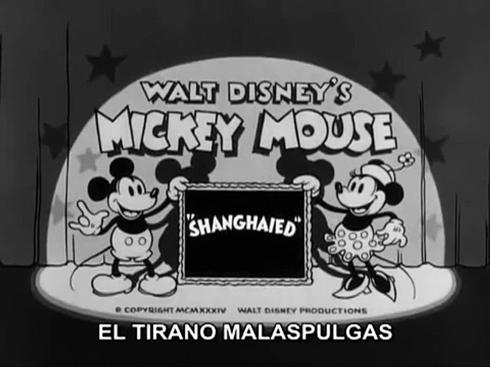 El Ratón Mickey en ''El Tirano Malaspulgas'' (1934)