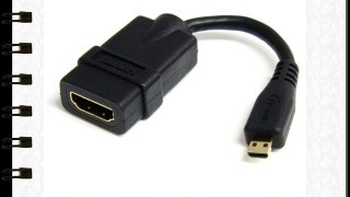 StarTech - Cable adaptador con Ethernet a Micro HDMI (macho a hembra alta velocidad 127 cm)