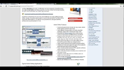 Recording voice using Wavepad