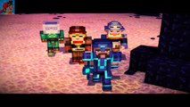 Minecraft: Story Mode (Hikaye Modu) Episode The Last Place You Look Çizgi Film,Çocuklar