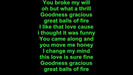 Dolly Parton – Great Balls Of Fire Lyrics