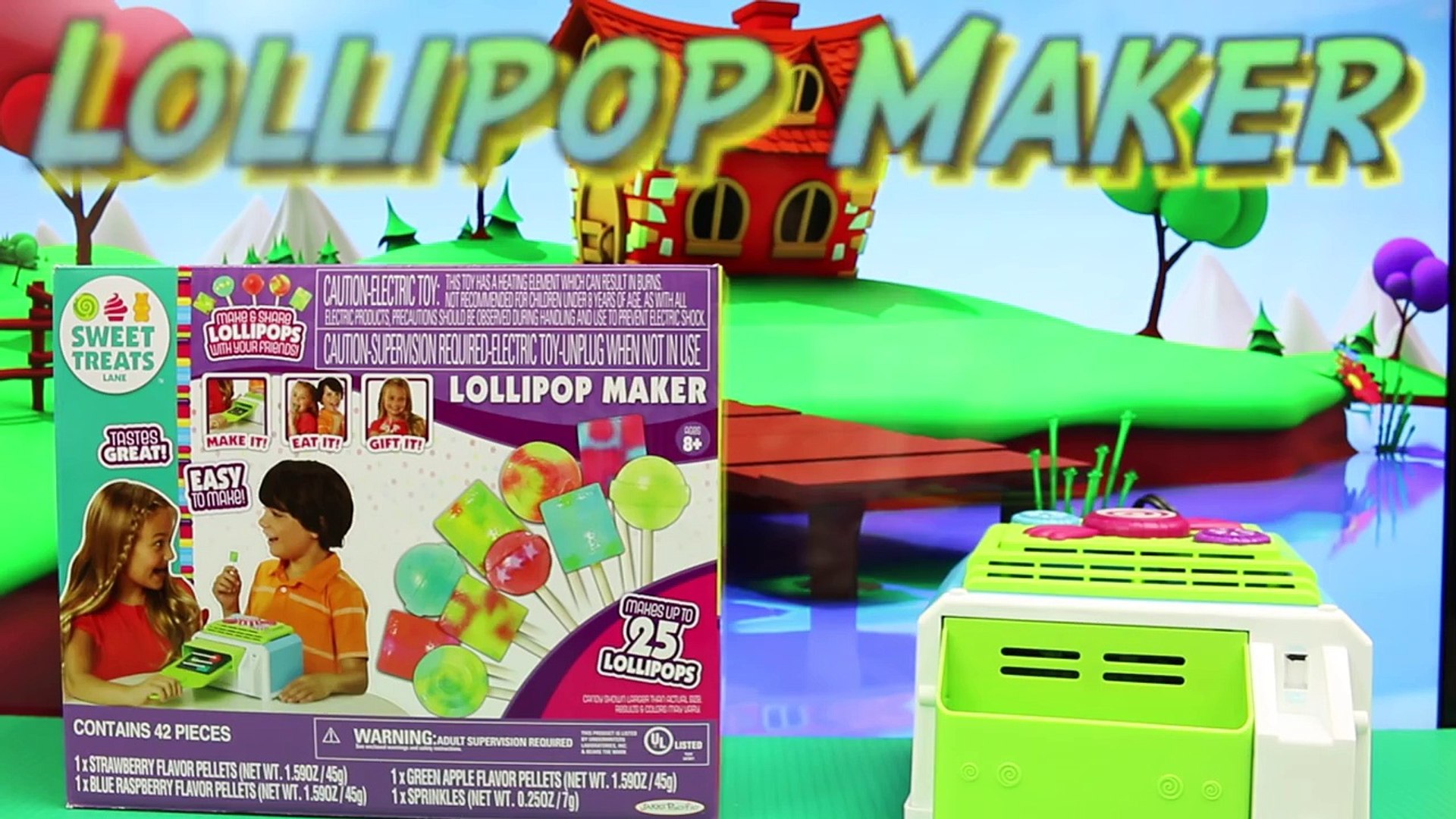 Lollipop Candy Sweets Maker Toy Review Do It Yourself Make Your