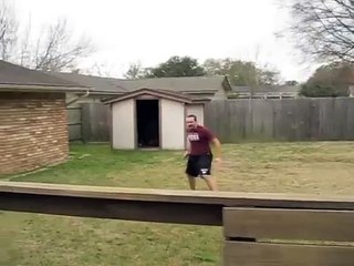 Aggie Skates Off Roof