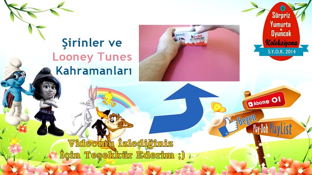 Kinder Surprise Sürpriz Yumurtalar - Mickey Mouse and Friends, Şirinler ve Madagaskar Peng