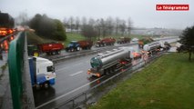 Baud. Une quarantaine d'agriculteurs mobilisés